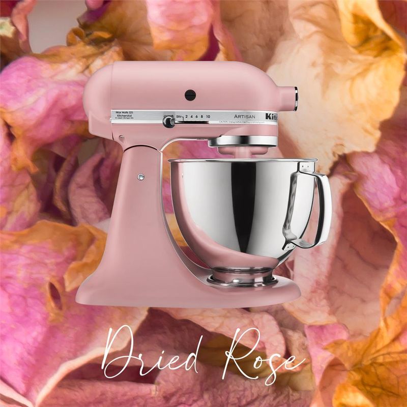 KitchenAid スタンドミキサー 5QT ピンク　ベビーピンク Batedeira Stand Mixer KitchenAid Artisan - Dried Rose - KitchenAid