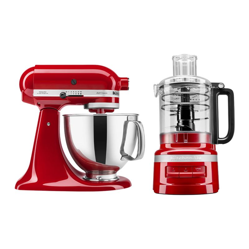 Combo Batedeira Artisan Empire Red ( KEA33CV) + Processador de